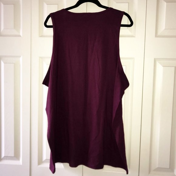 NEW Hillman College Unisex Tank Top - Maroon 2XL - Picture 7 of 7